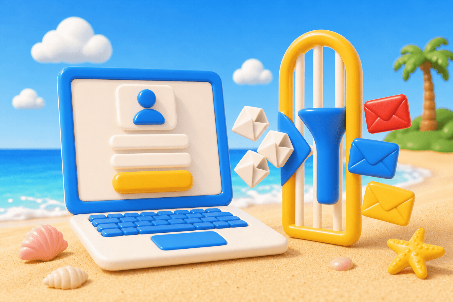 Filter gate separating temporary inboxes from permanent email signups