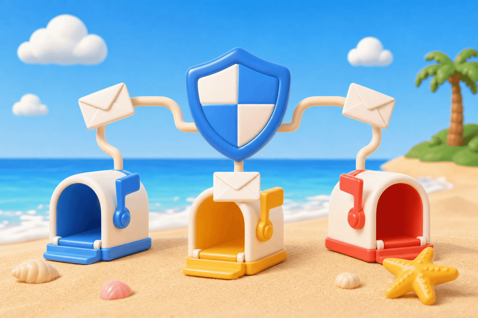 Mail sorted into none, quarantine, and reject DMARC policy mailboxes