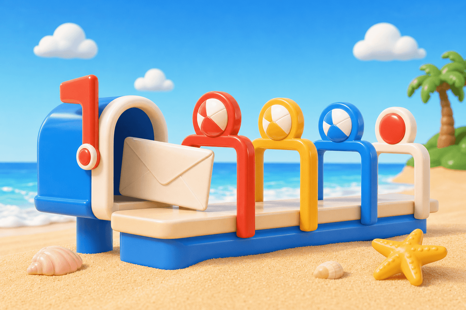 Yahoo email envelope moving through verification checkpoints